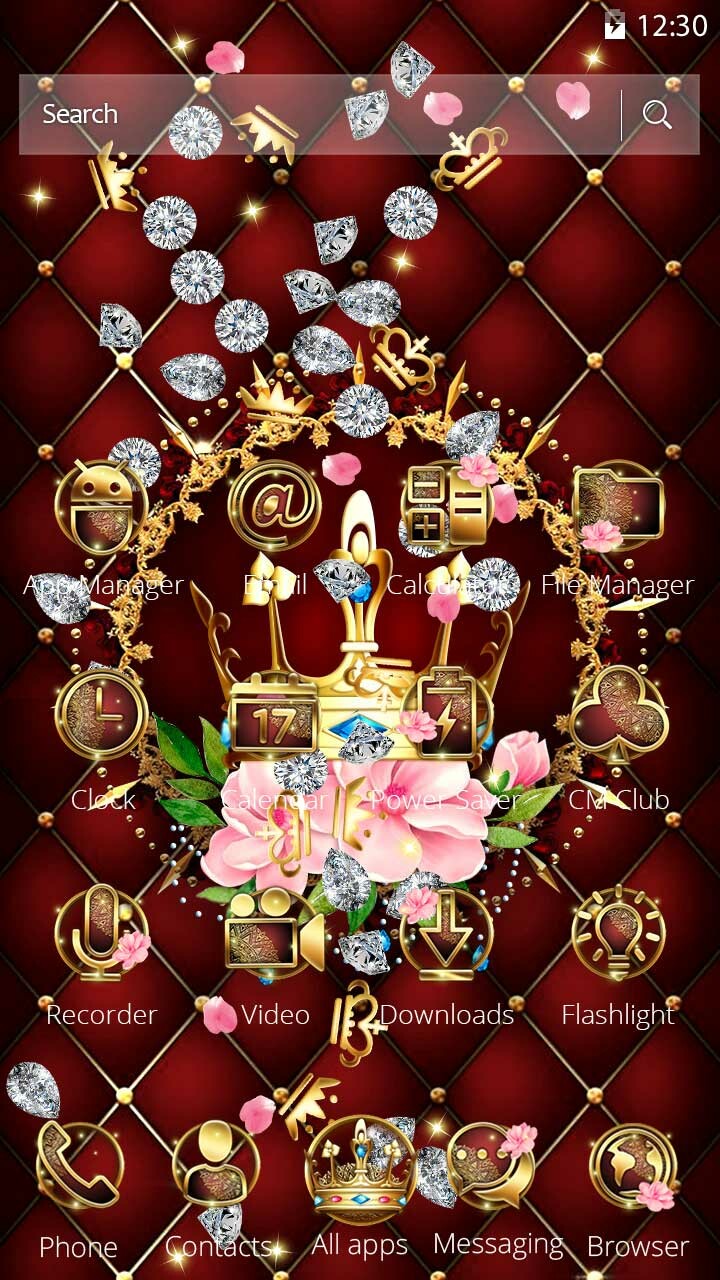 Artstation Royal Red Gold Crown Wallpaper Rucha Rane