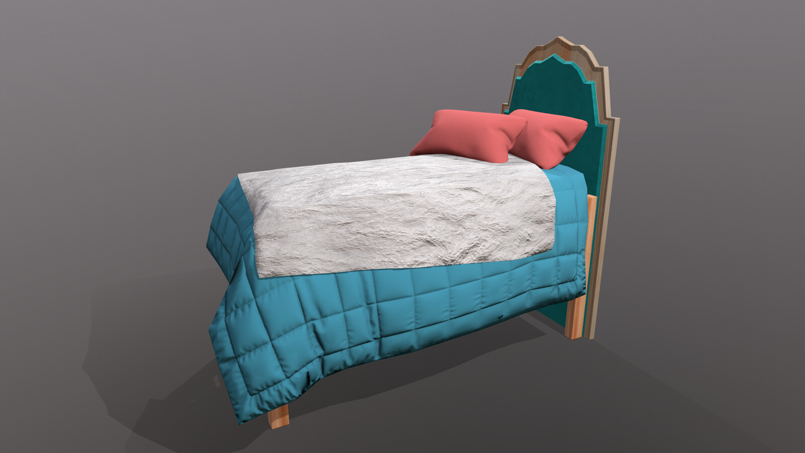Bed with Textures