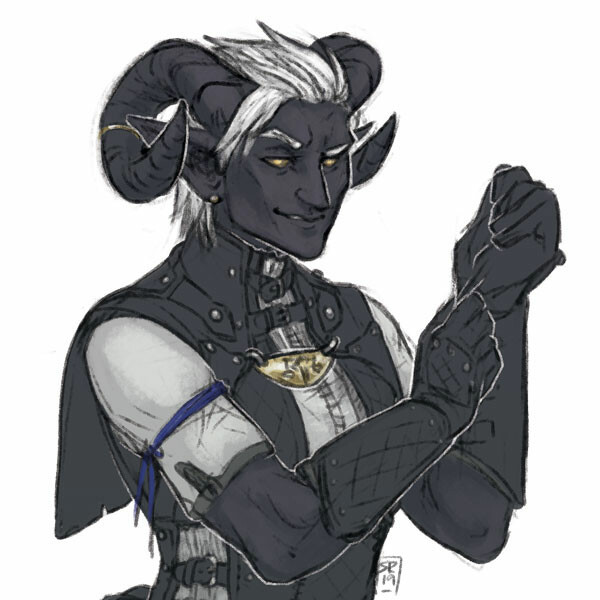pix D&D Tiefling Fanart artstation d d tiefling pc yvonne chung