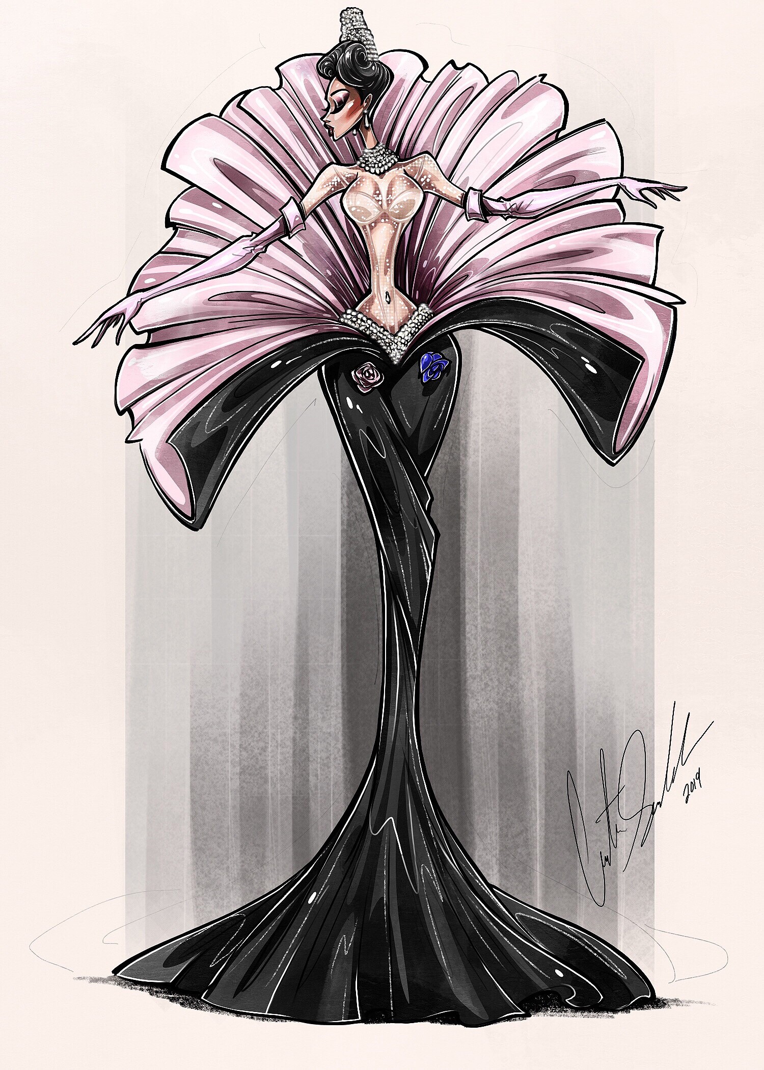 Artstation Fashion Cardi B Grammys Christian Salvador