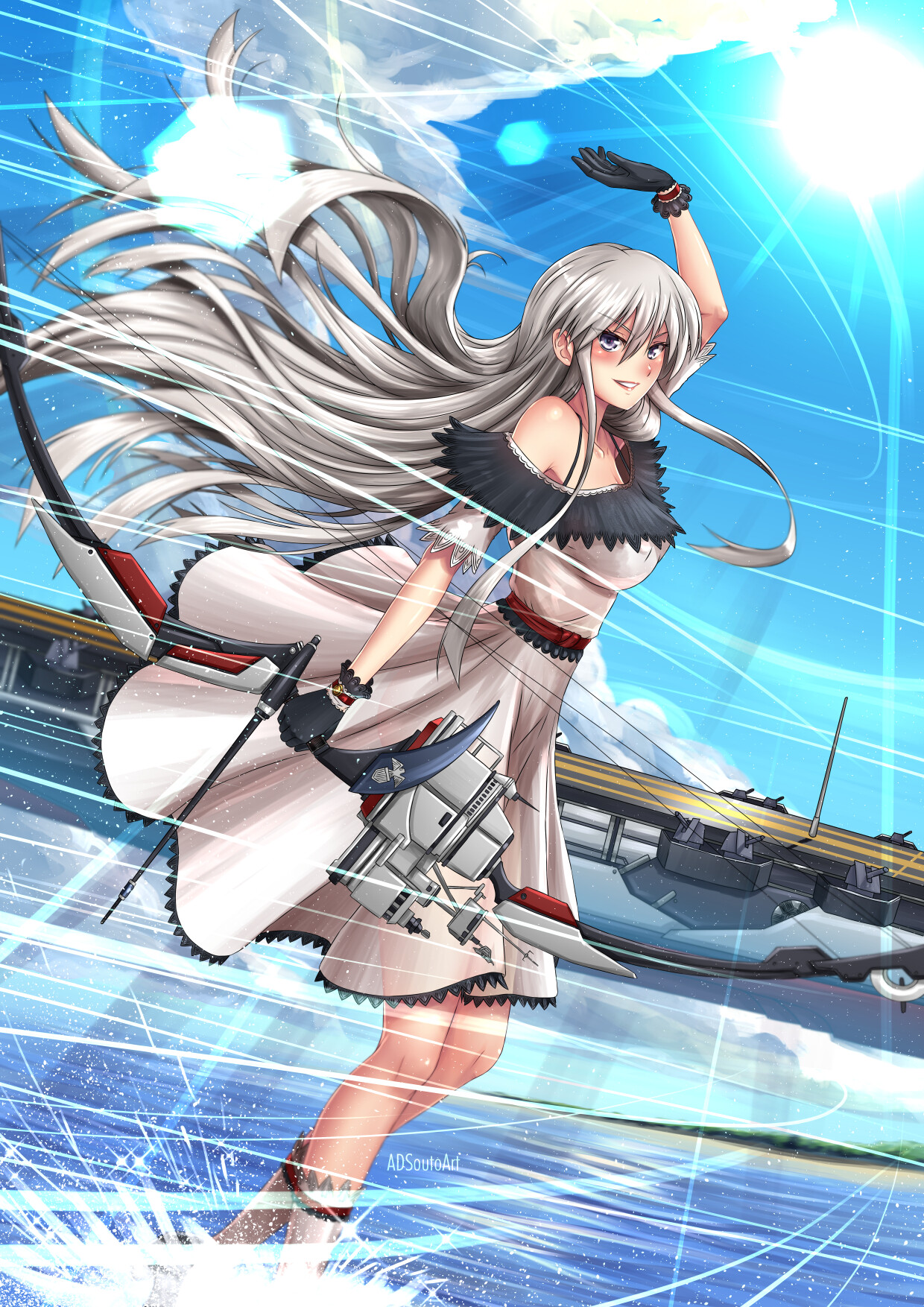 Uss Enterprise Azur Lane Fanart Alexander Souto Enterprise alexander souto