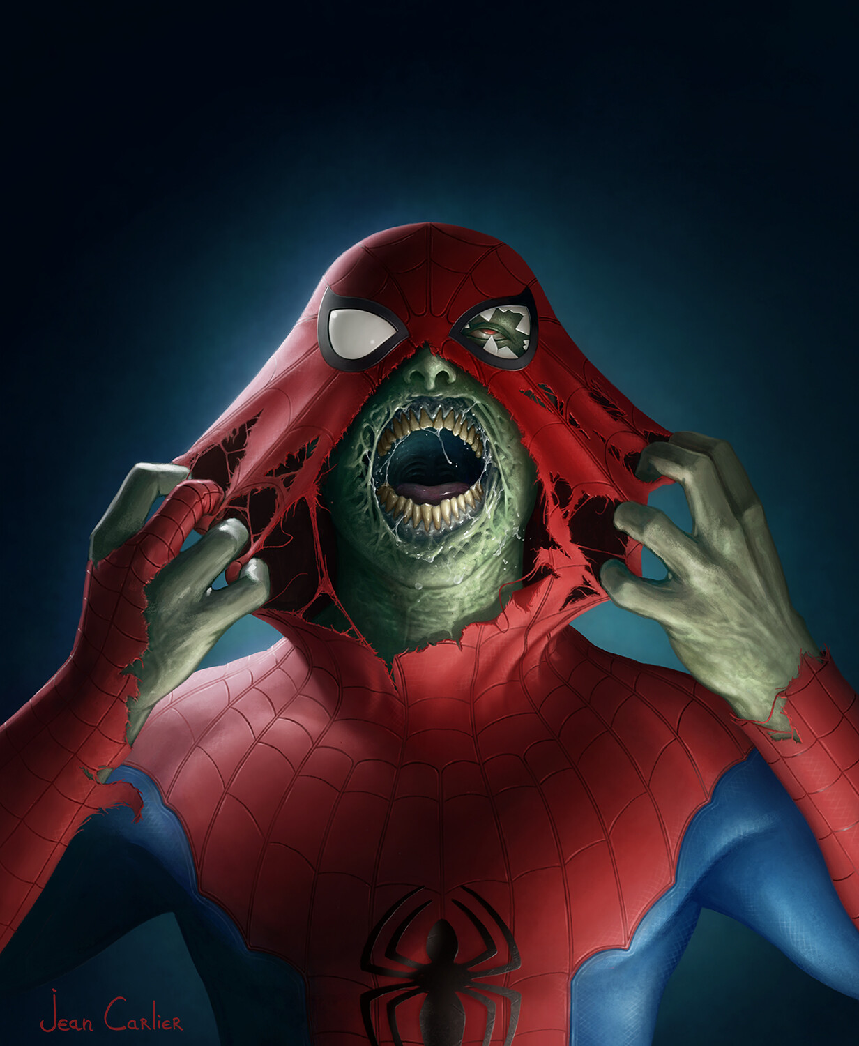 Jean Carlier - Zombie Spider-Man
