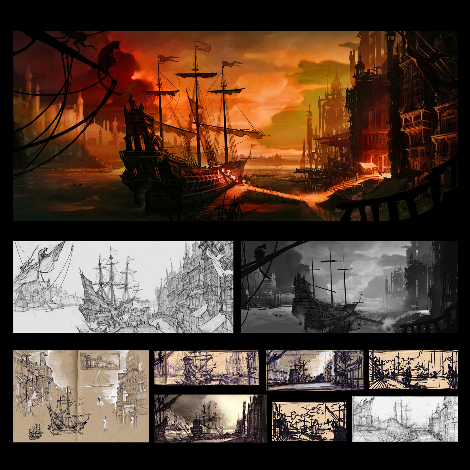 Environment work from my time at DreamWorks 