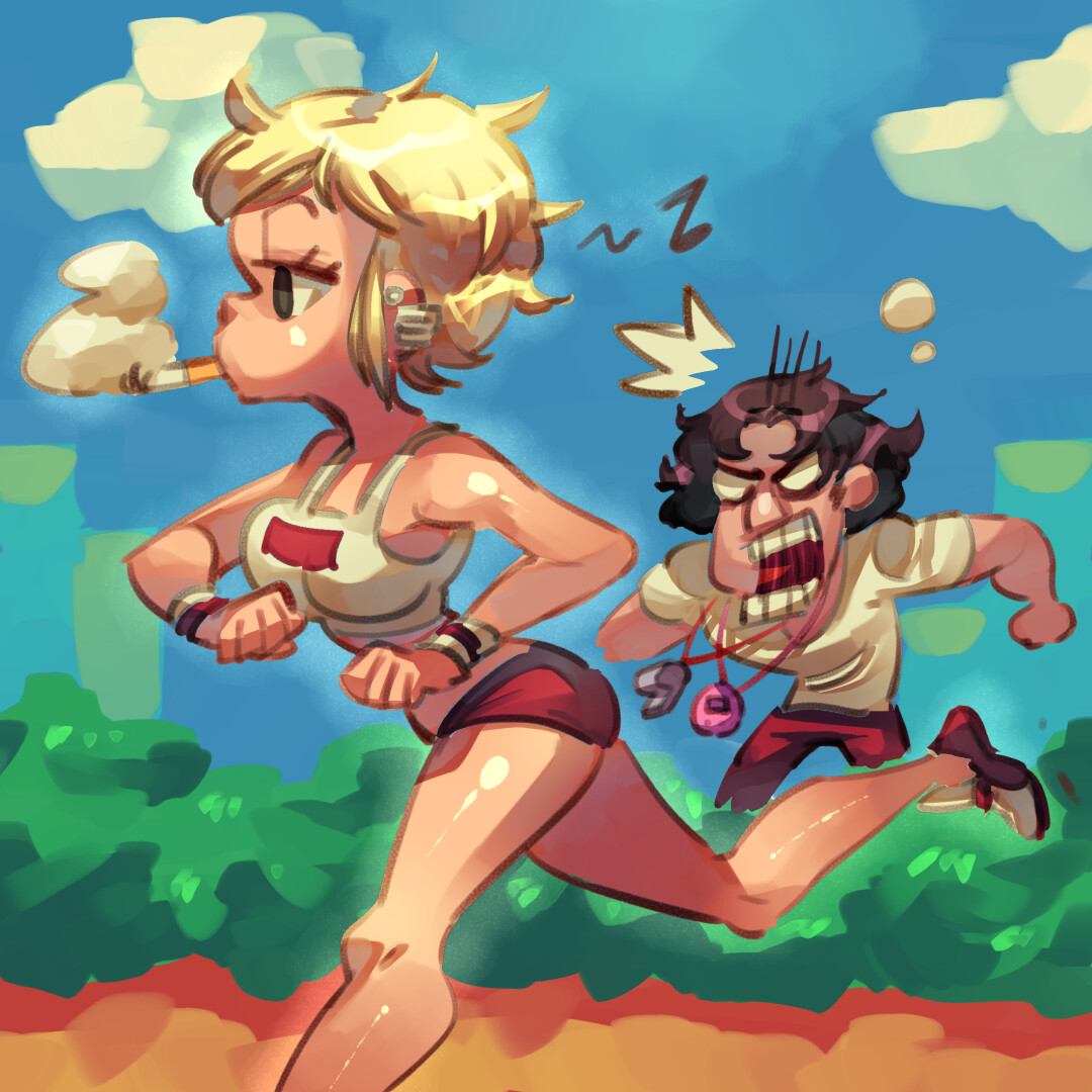 Ryuji Sakamoto &amp; Suguru Kamoshida from Persona 5.