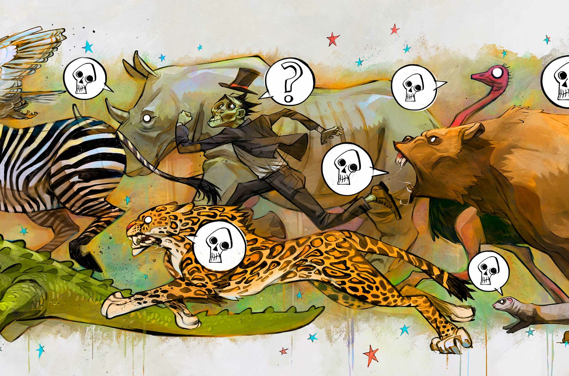 ArtStation wildness animals zombie SHAVRIN