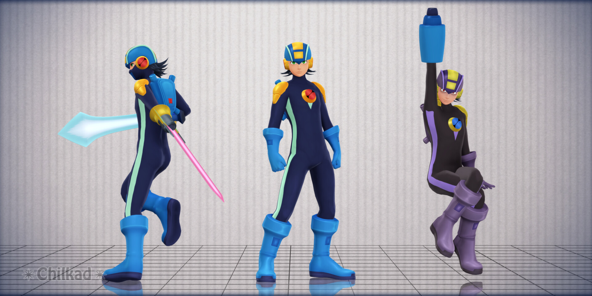 Artstation Rockman Exe V1 0 Joanna Langowska
