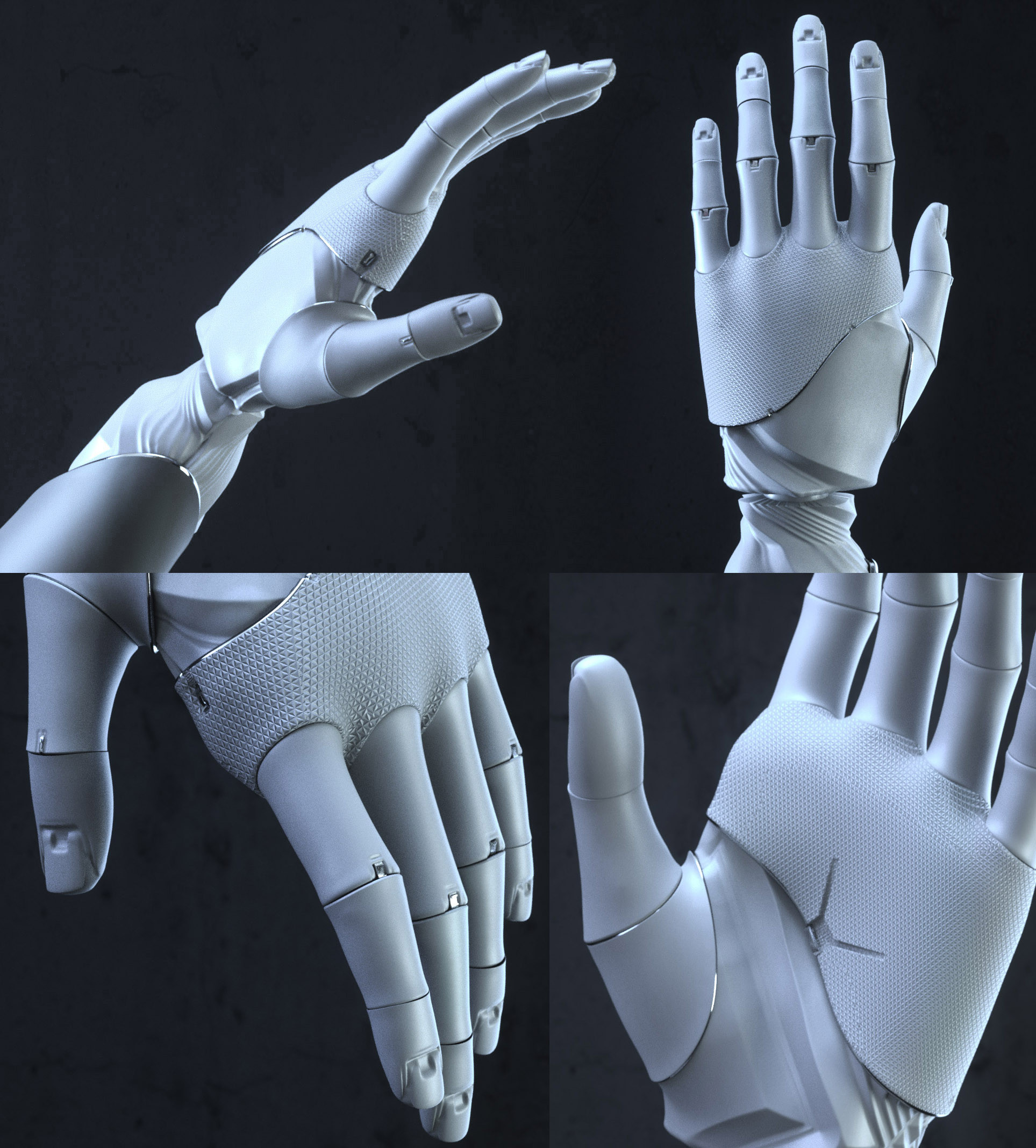 Closeup Shot &amp; Different Angles of the ELE'GARNCE Prosthetic Arm