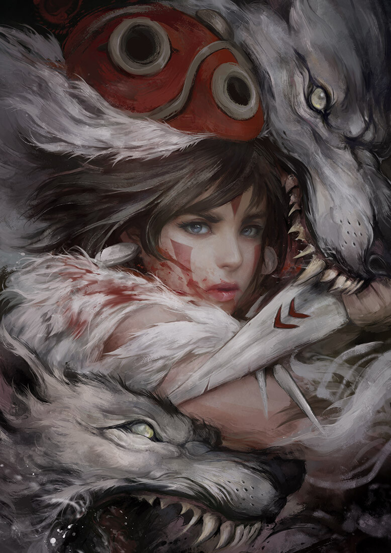 Artstation Princess Mononoke Ignatius Tan