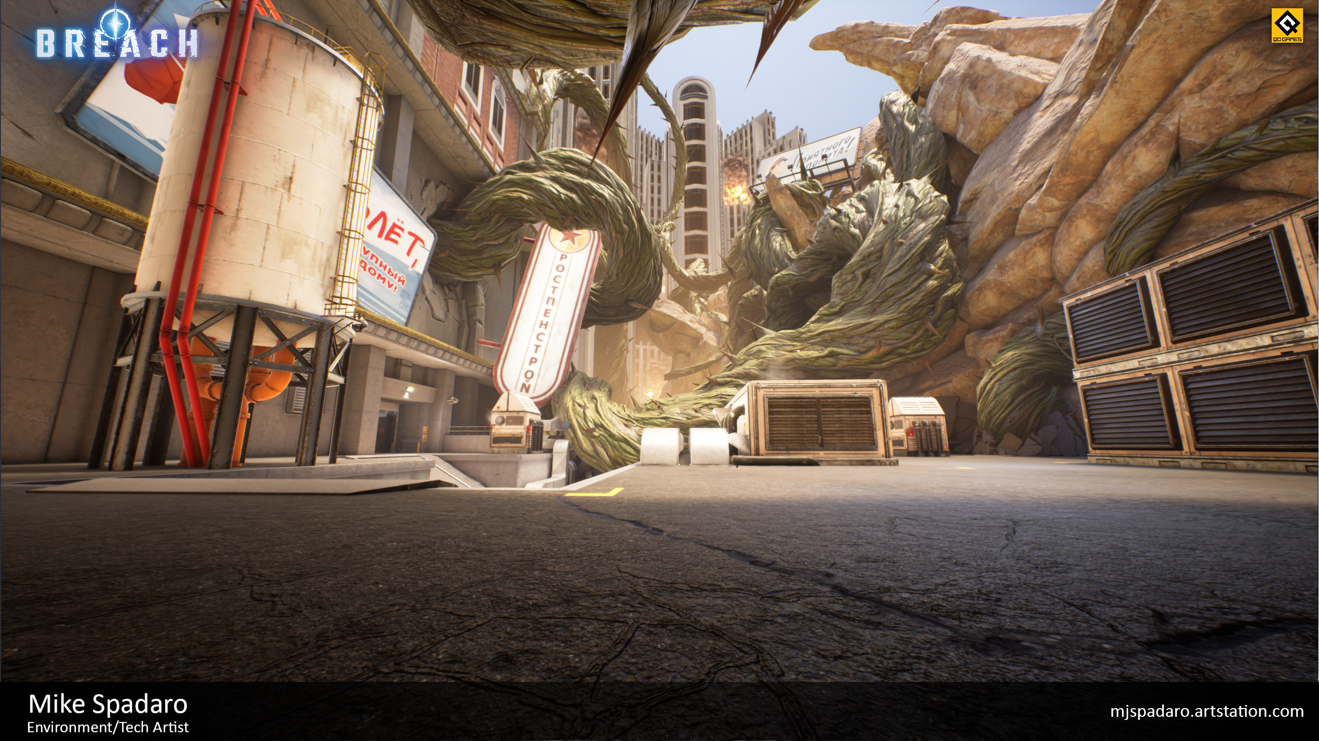 Responsible for propping, vertex painting, material creation, collision, and optimization along side other artists in this area.