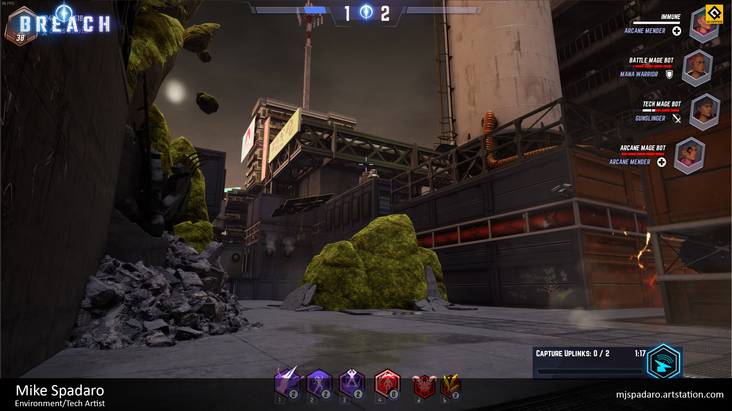 I was responsible for some of the propping and layout in this room, as well as the collision an optimization.