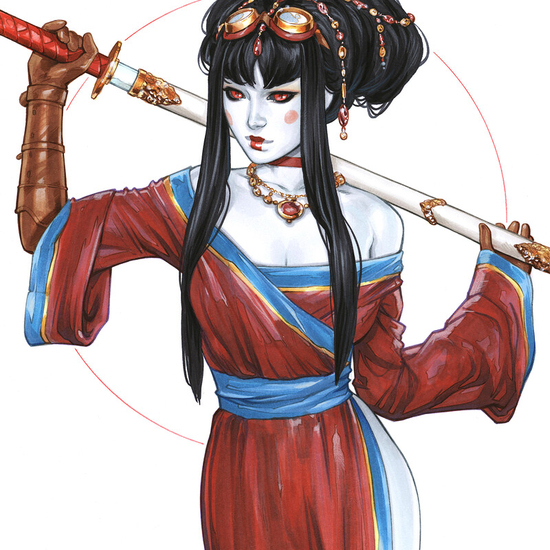 Lady Mechanika as Geisha