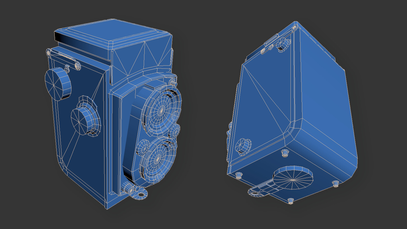 Total polycount - 2532 polys