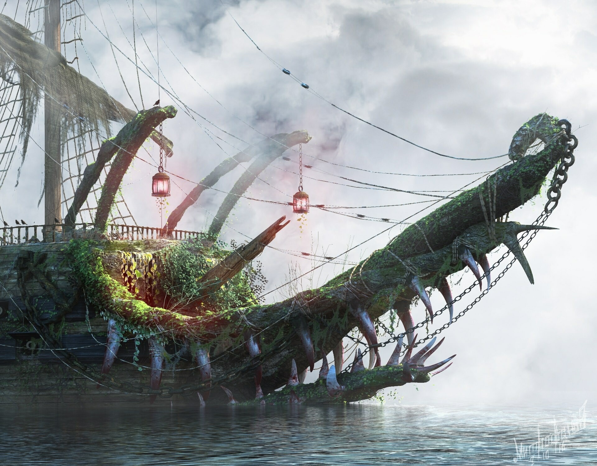ArtStation - My dead sea