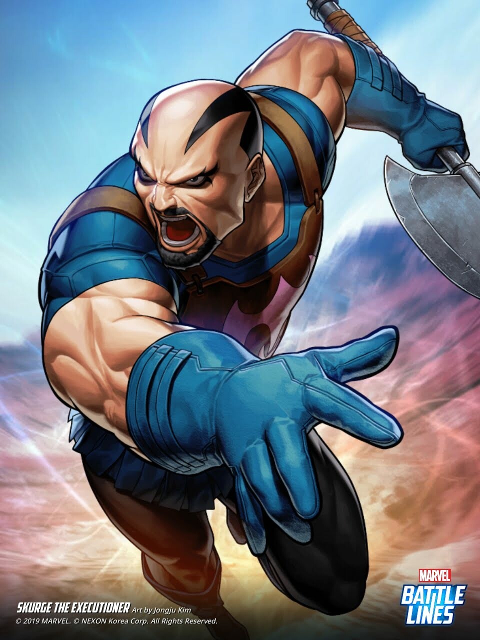 ArtStation - Marvel Battle Lines Artwork - Skurge The Executioner
