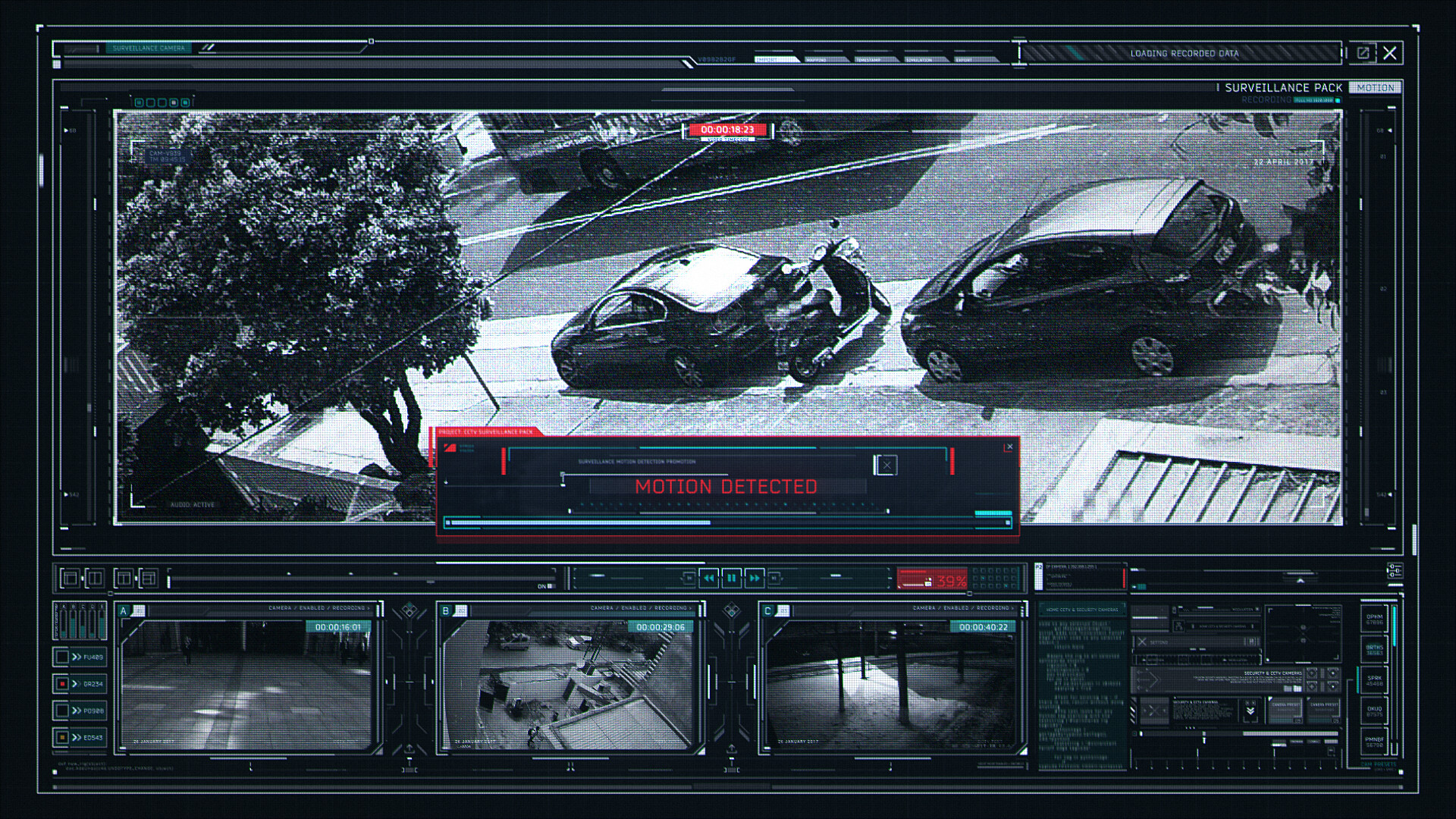Lasha Brodzeli - CCTV Surveillance UI