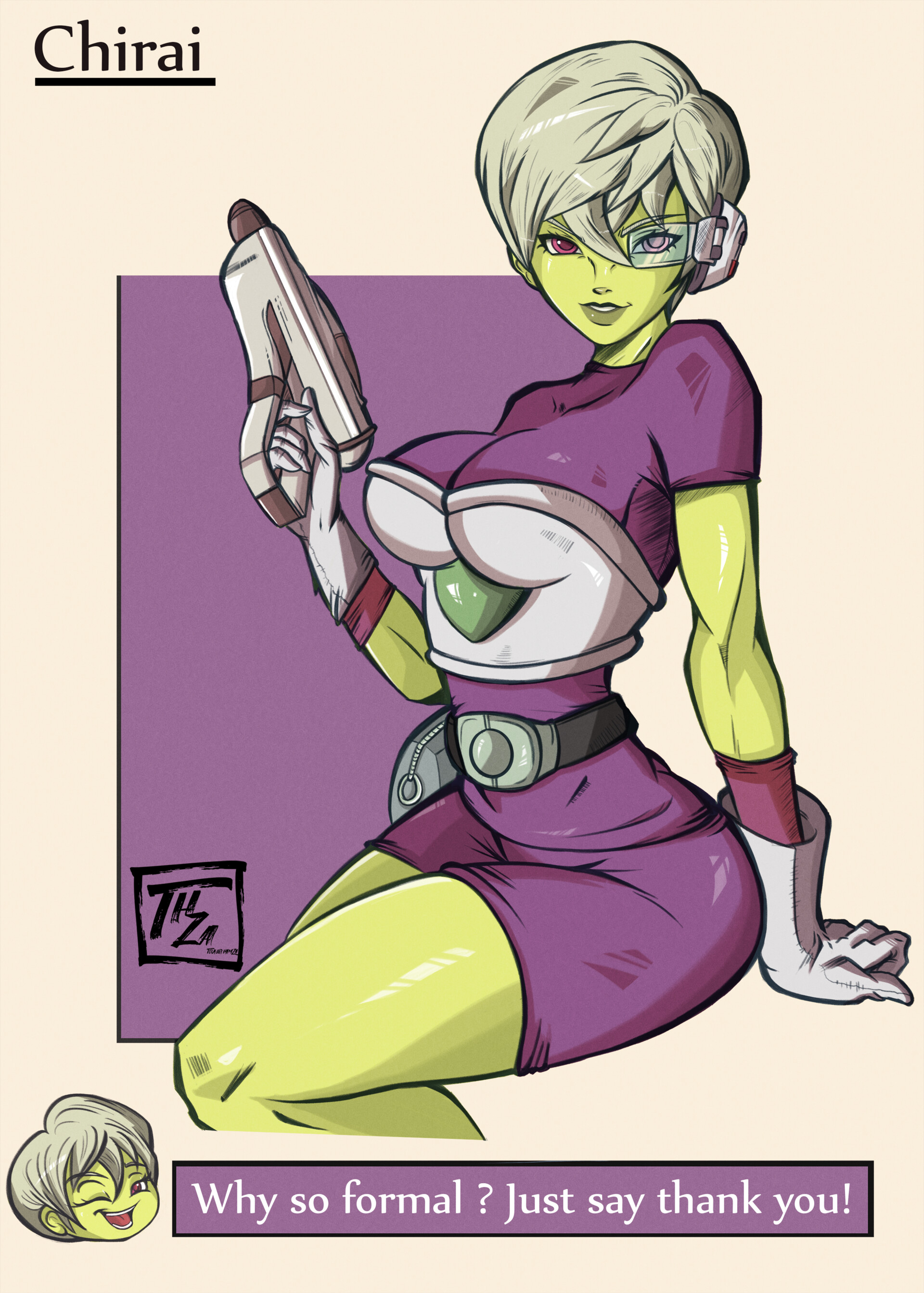 Artstation Dbs Chirai Character Art Hamza Touijri