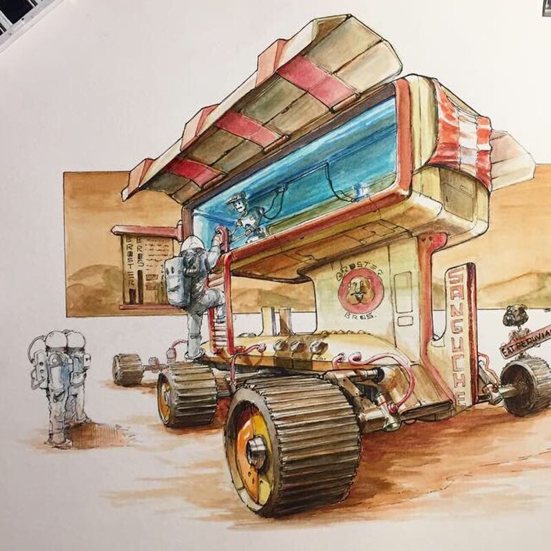 Broster Broders Co. Food Mars Rover