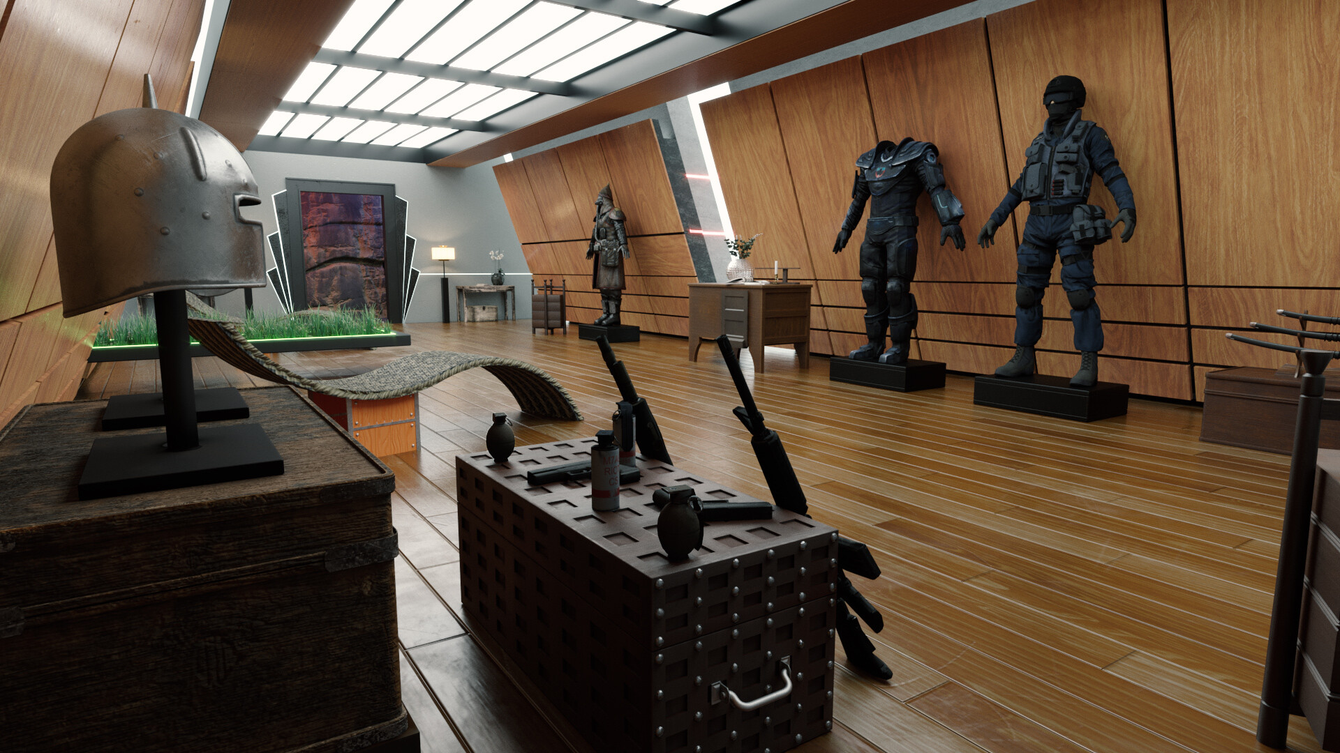 Abderazak Achtioui Warrior Room Interior