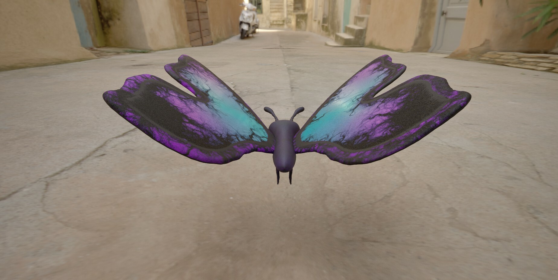 3D Butterfly monarch | 3D model