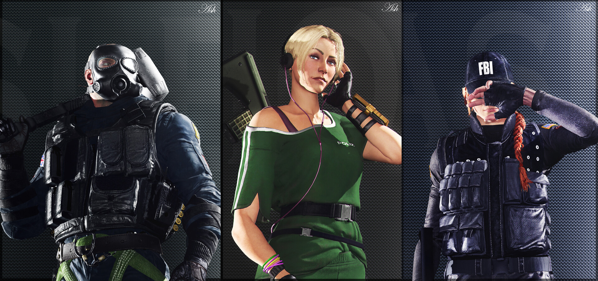 ArtStation Rainbow Six SIege operators