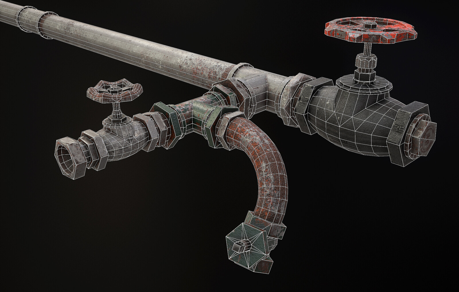 Nikola Sakic Pipe WeaponLow poly