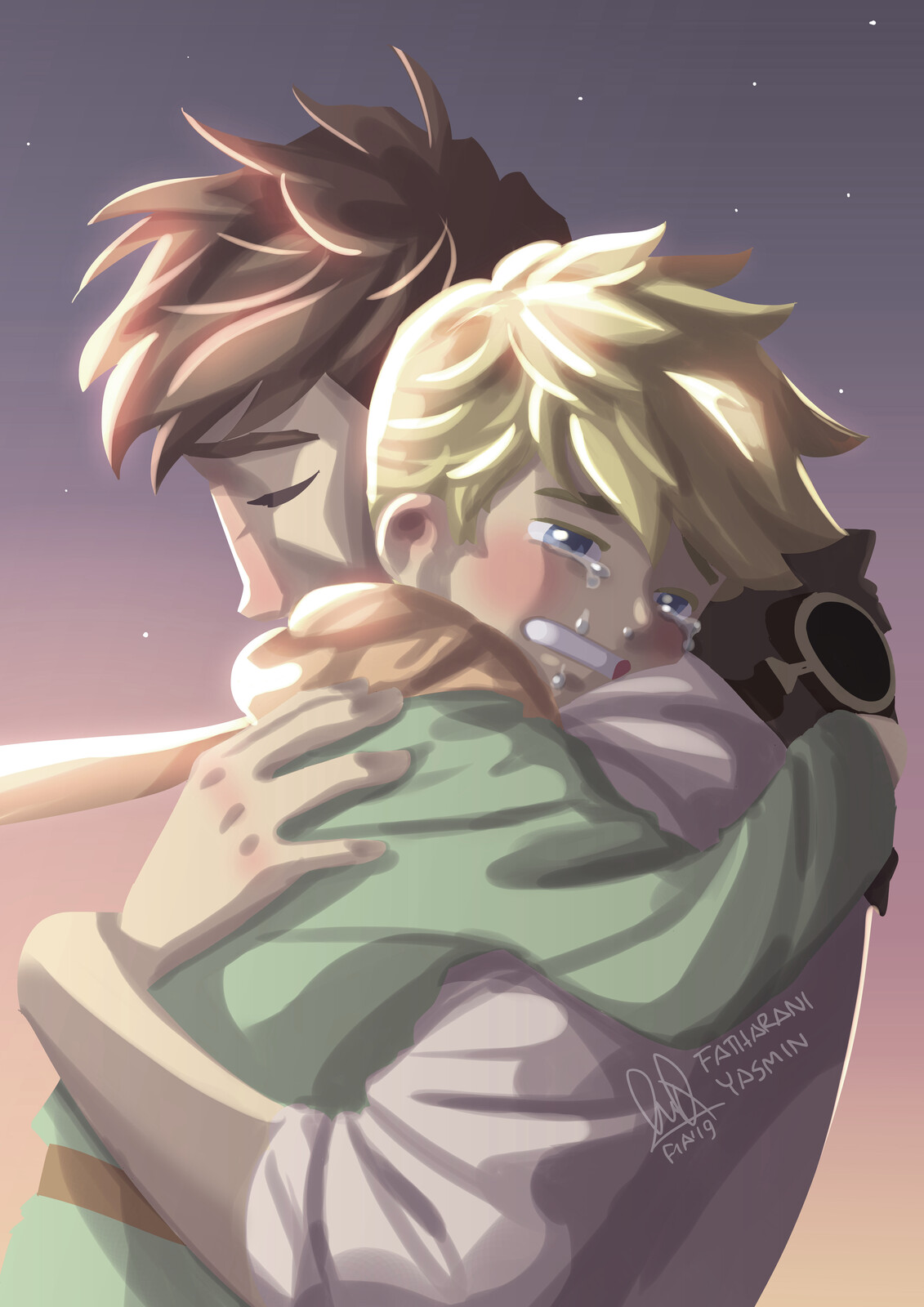 Artstation The Little Prince Hugging The Aviator Crying Fatharani Yasmin,Gangster Tattooed Ariel Mermaid