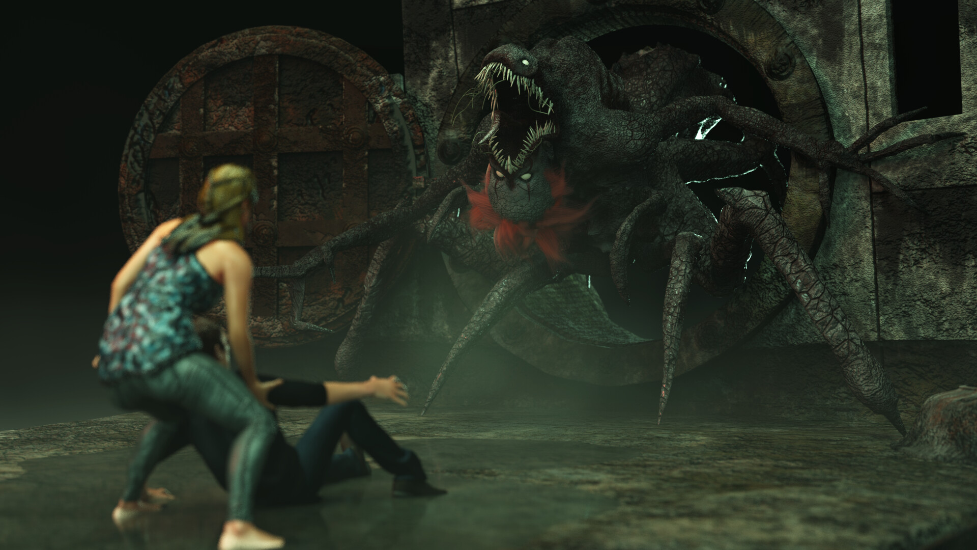 Birmel guerrero it chapter 2 spider form fan art