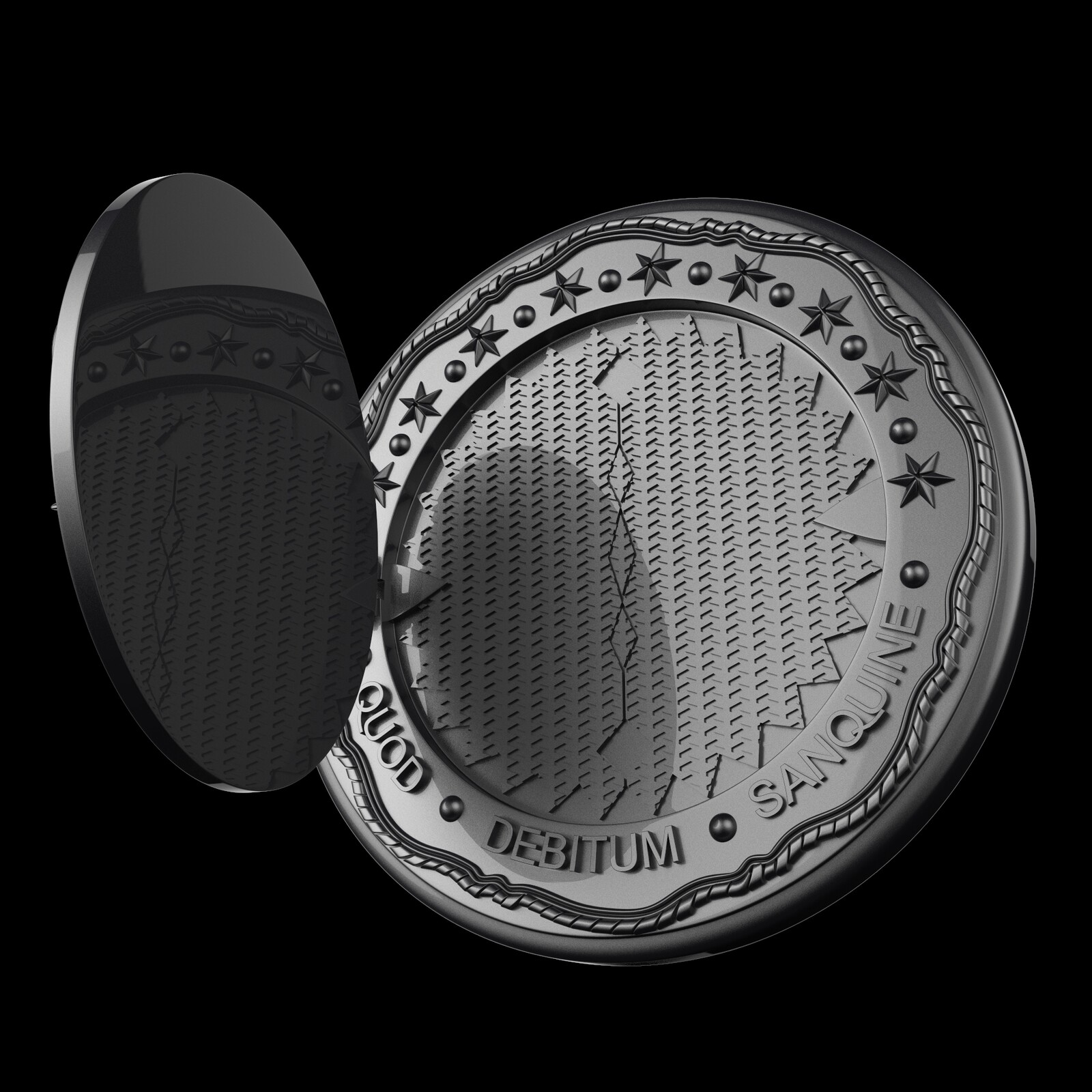 SteelWolf Replica 'JOHN WICK 2 BLOOD OATH MARKER & 4 CONTINENTAL COINS'