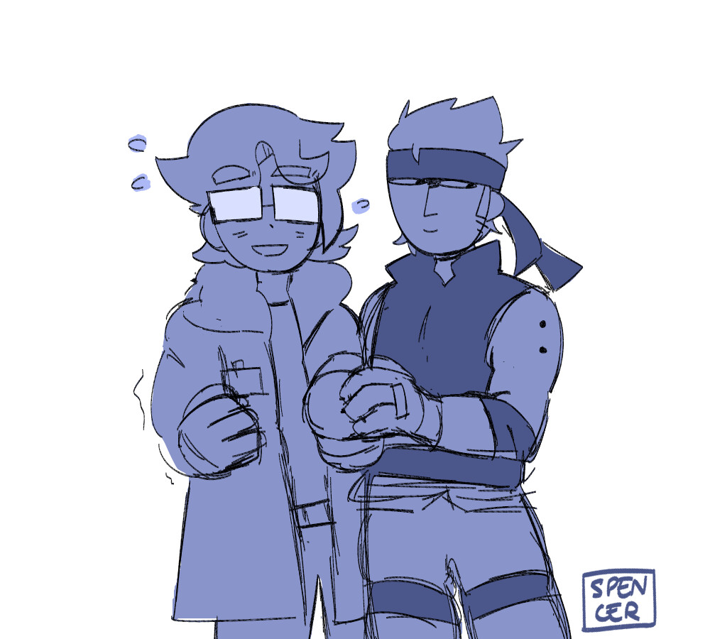 Artstation Otacon Snake Spencer Nguyen