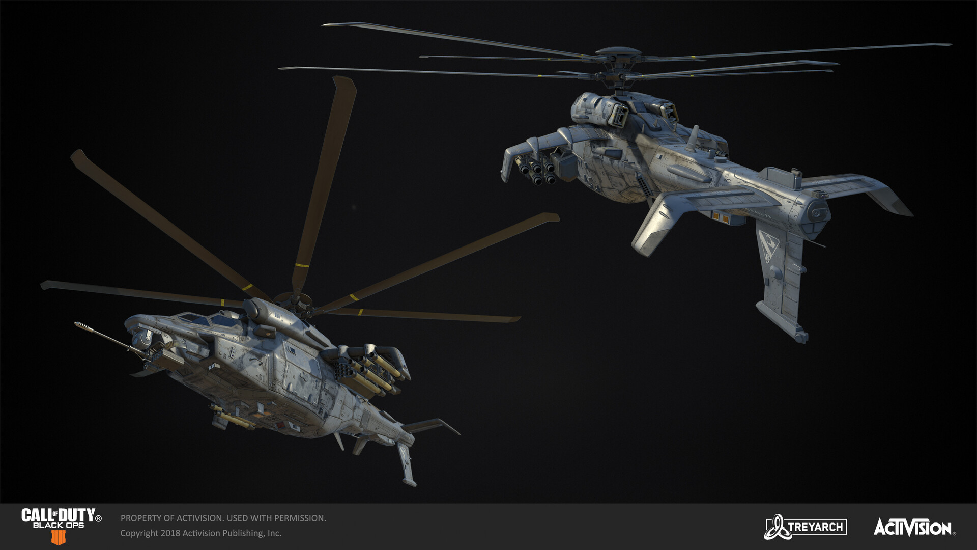Artstation Black Ops 4 Attack Helicopter Tony Kwok