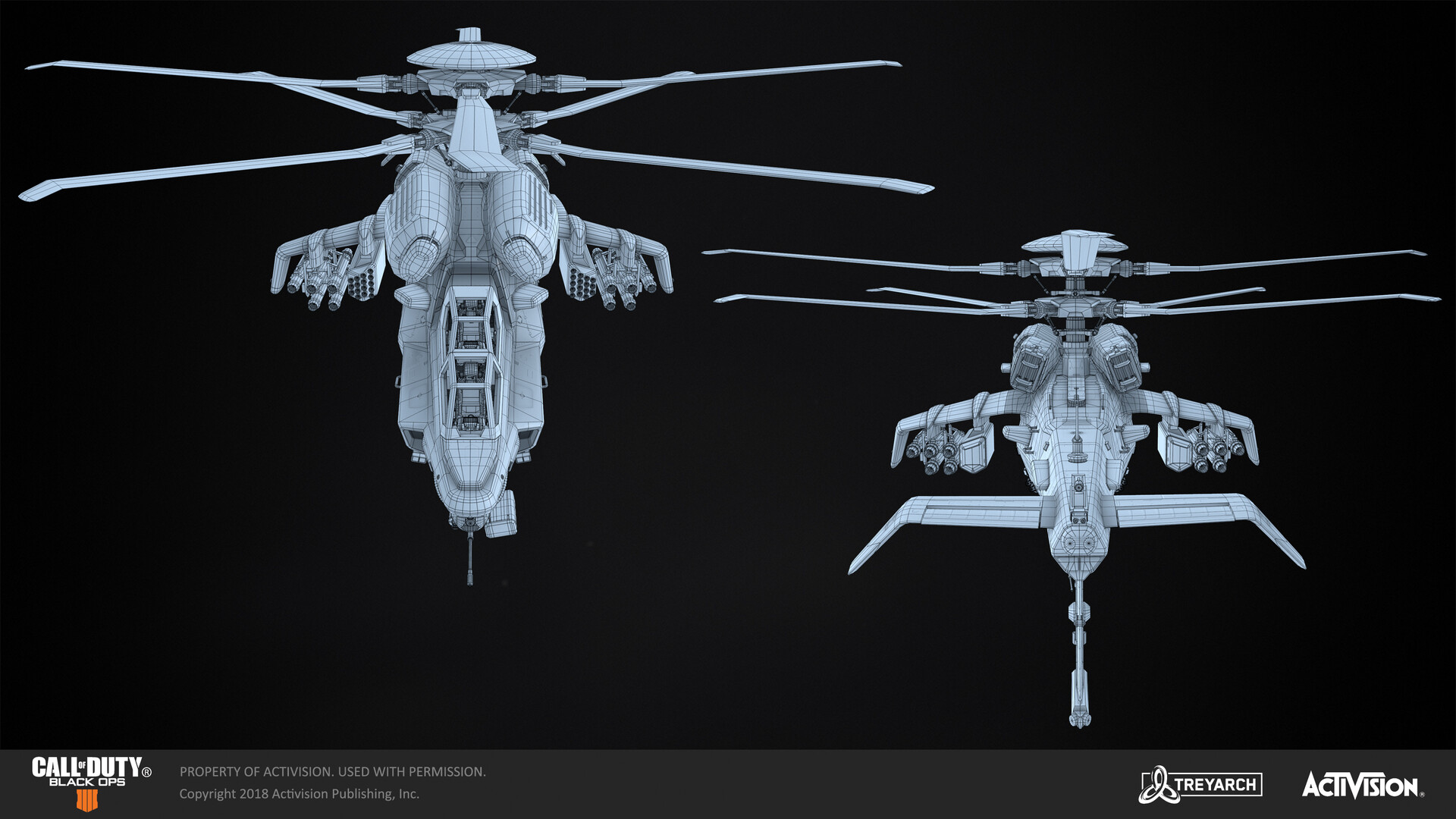 Artstation Black Ops 4 Attack Helicopter Tony Kwok