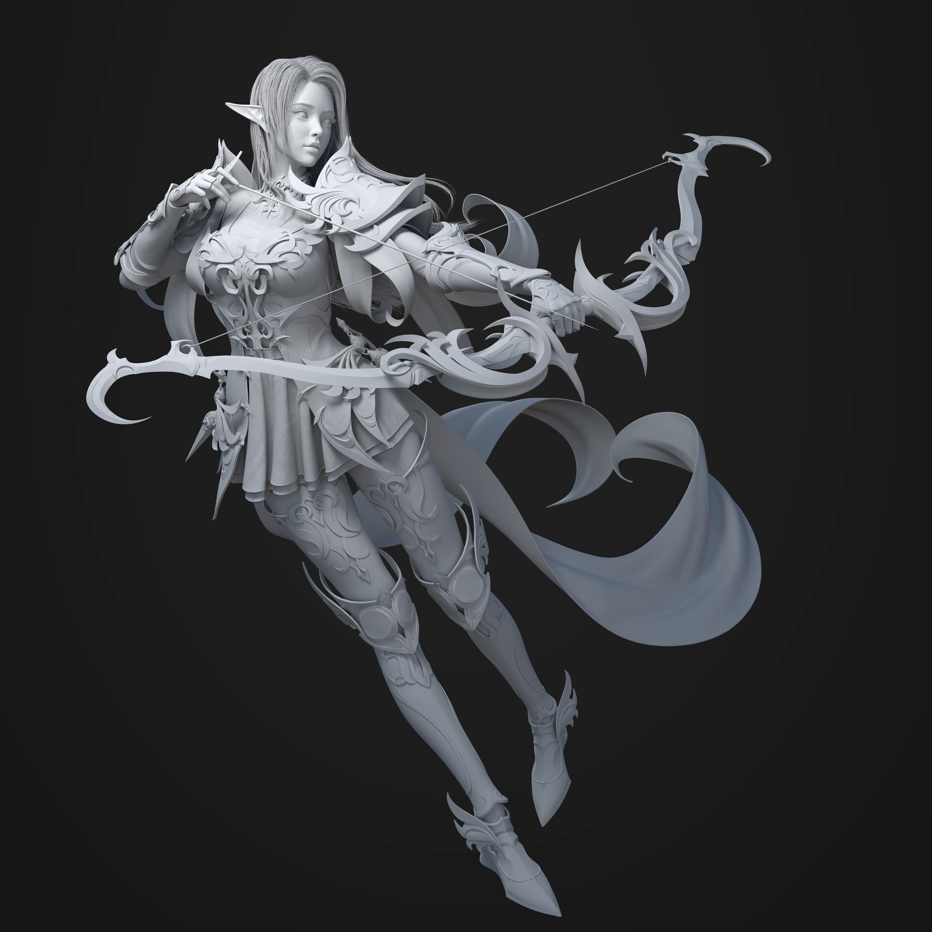 ArtStation - Elf archer