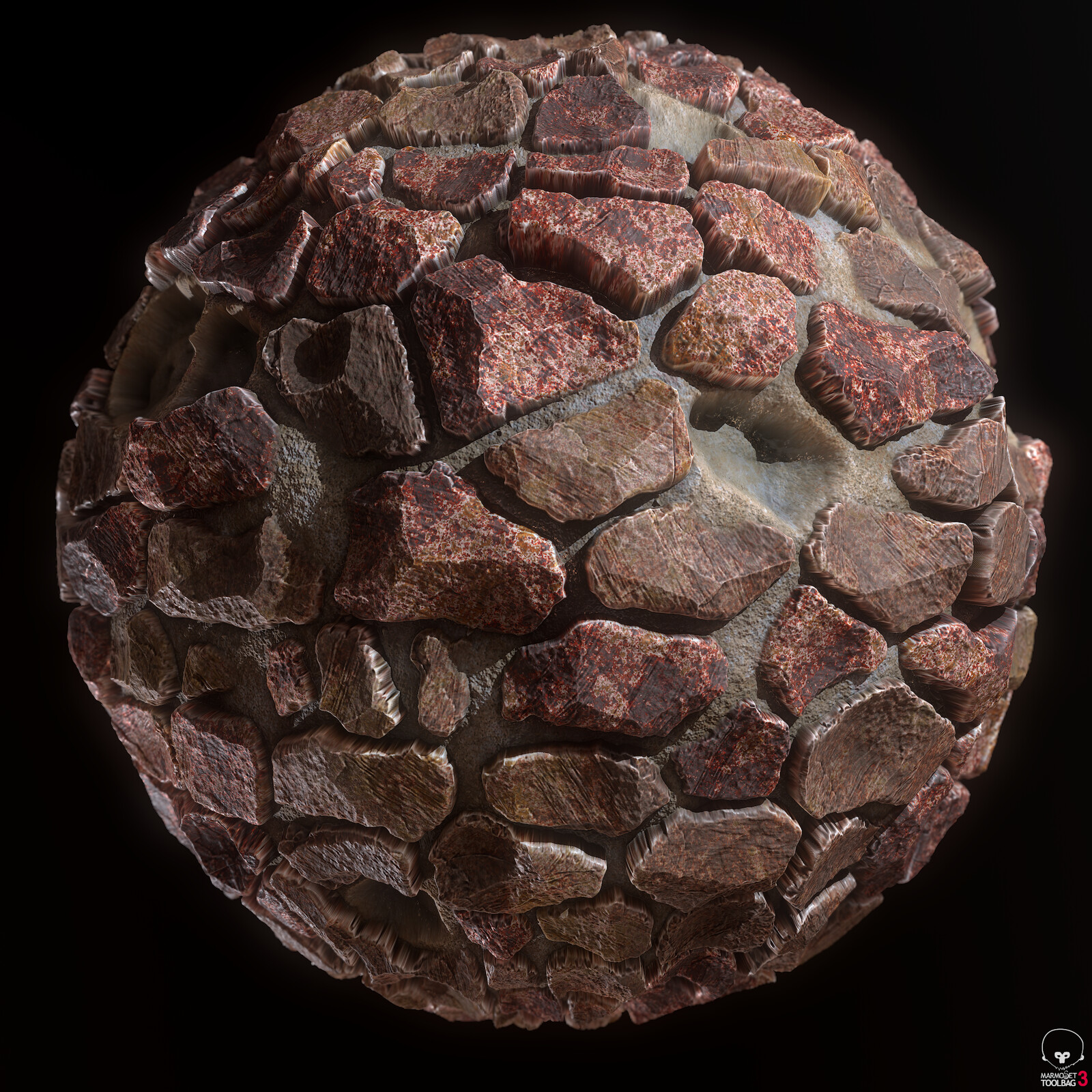 Stone Wall with substance designer (Material Study) 