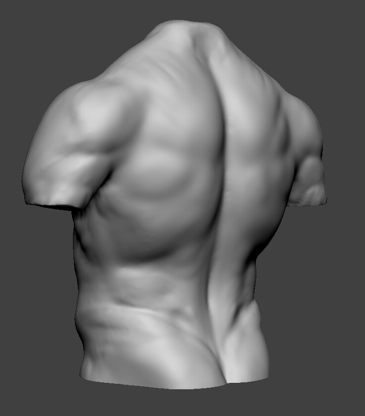 Chloe Motley First Torso Sculpt The shading will be included while scene. chloe motley first torso sculpt