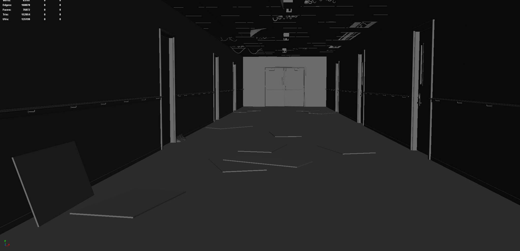 Hallway (Modeling Stage)
