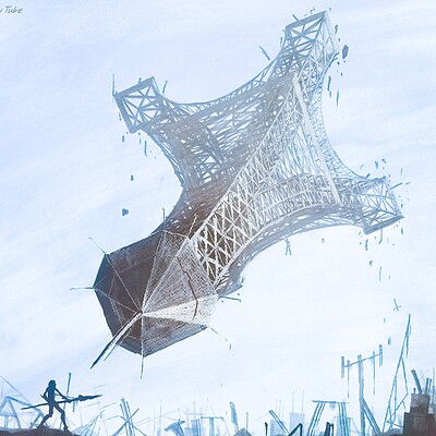 Ramón on X: City of Stars #artwork #sakimori #illustration https