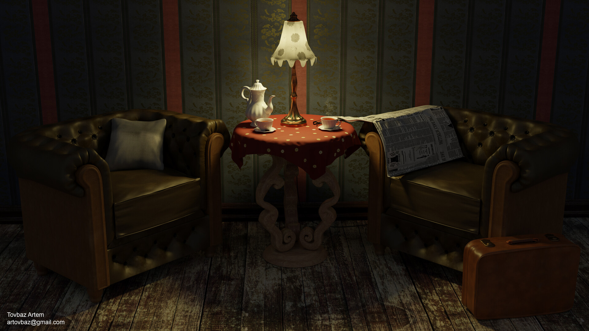 Artstation Tea Time Artem Tovbaz