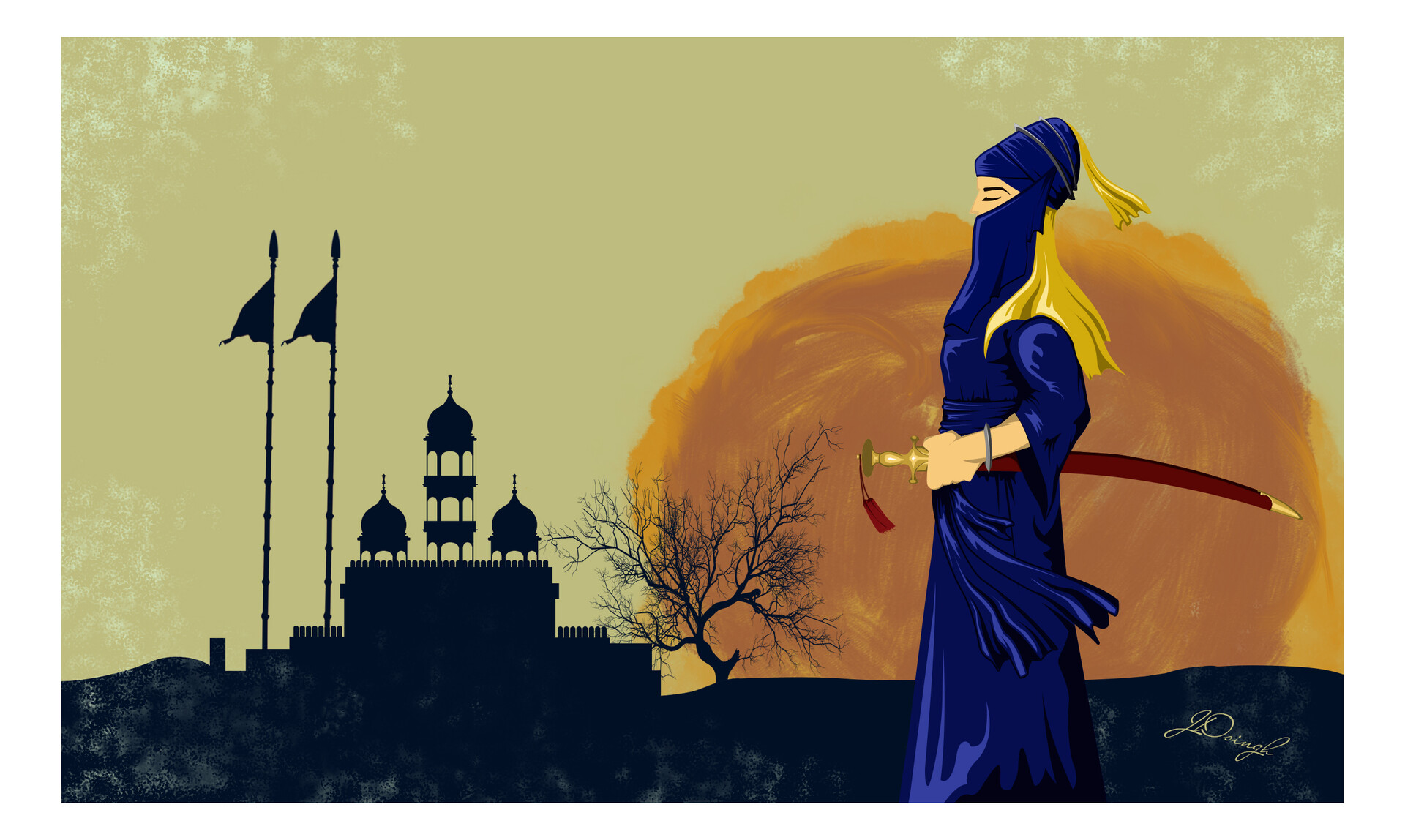 Jagan Deep Defender Warrior Nidar singh nihang has devoted his life to the mysterious sikh martial art of shastar vidiya. jagan deep defender warrior