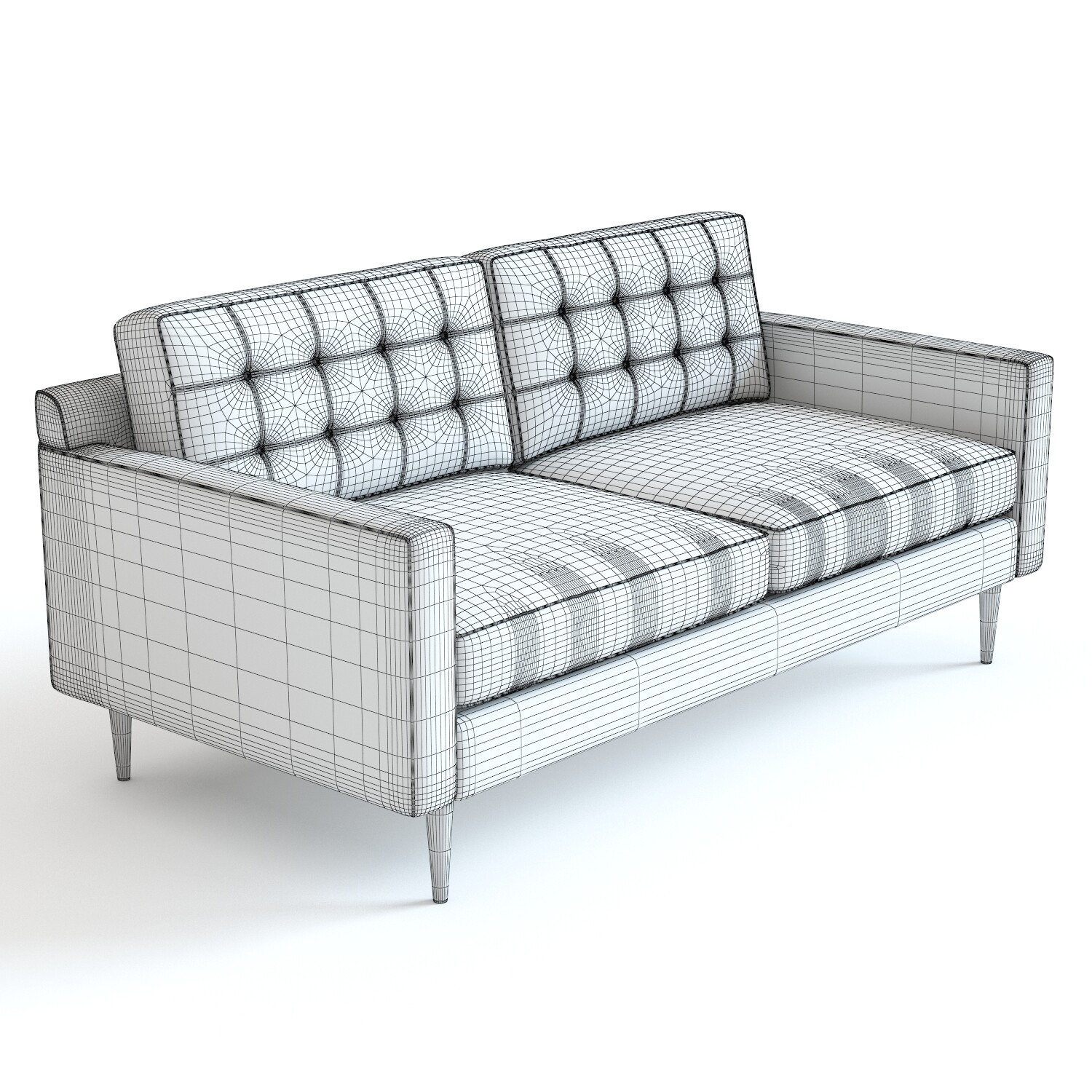 Artstation 3d Model West Elm Drake Sofa Ingreen Decor