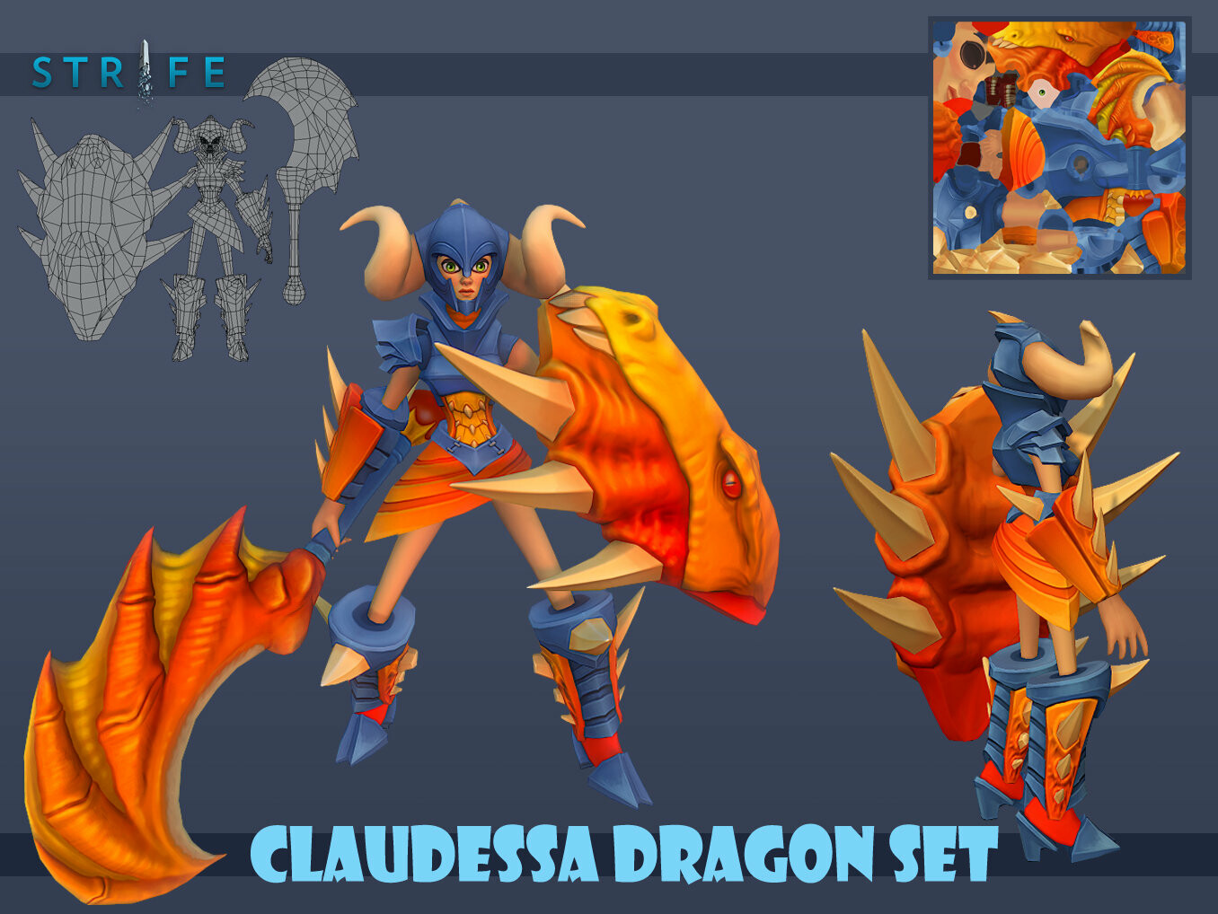 Claudessa Ultimate Set
8k Polygons
Diffuse, Normal, Specular