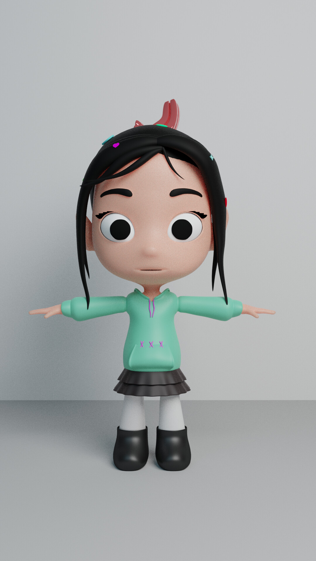 ArtStation - Vanellope 3D Modelling