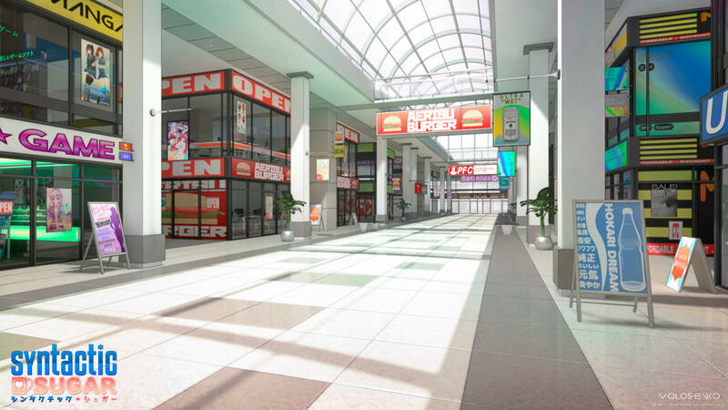 Blue Mall anime shopping HD phone wallpaper  Peakpx