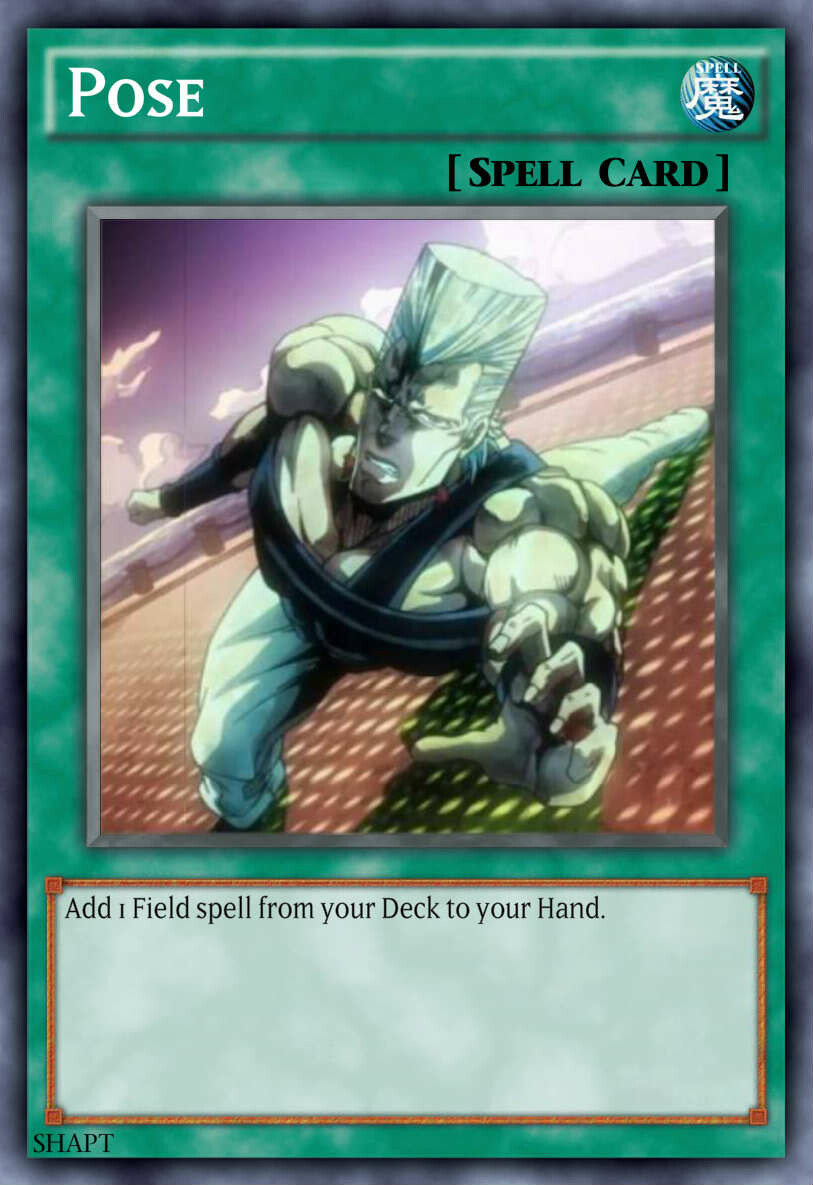 Artstation Yu Gi Oh Custom Cards Jojo Part 3 Shapt Art
