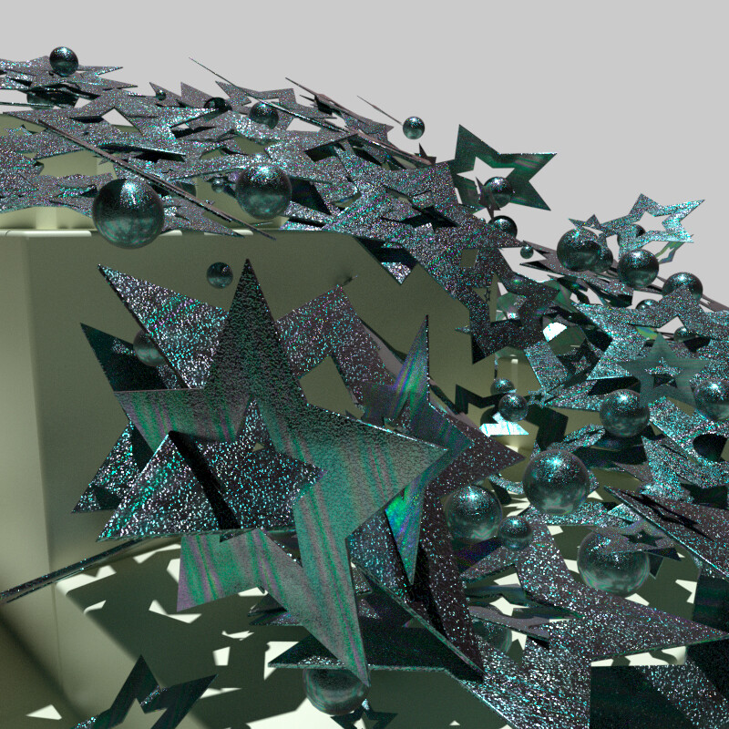 Same material, One spotlight