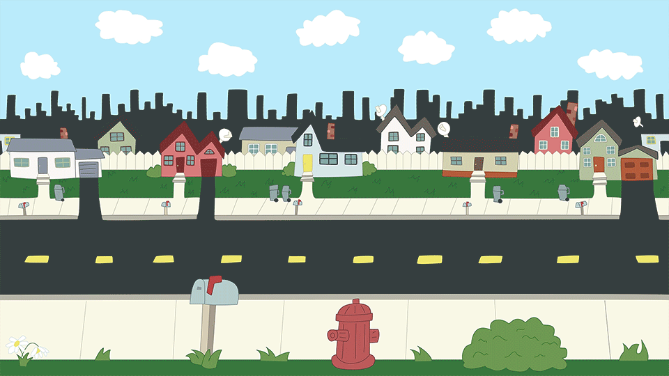 artstation infinite scrolling street