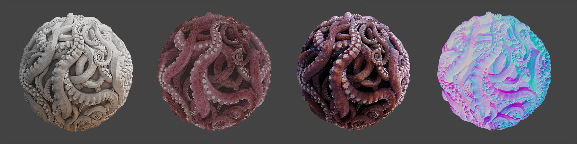Artstation Octopus Tentacles Material Eric Wiley