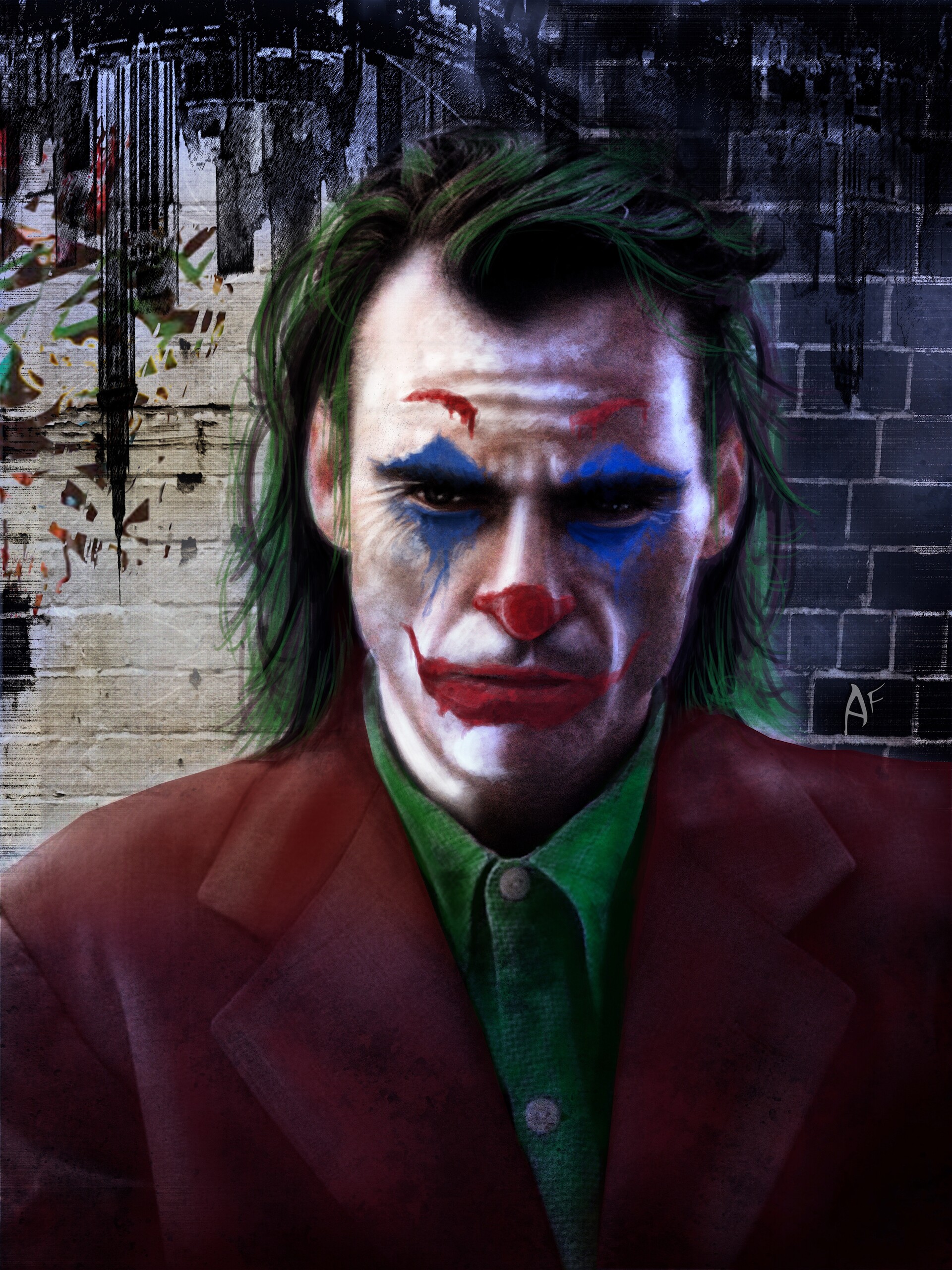 ArtStation Put on a Happy Face Joker Movie Fan art