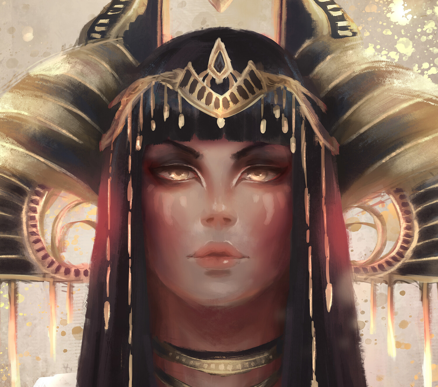 Egyptian Goddess Closeup
