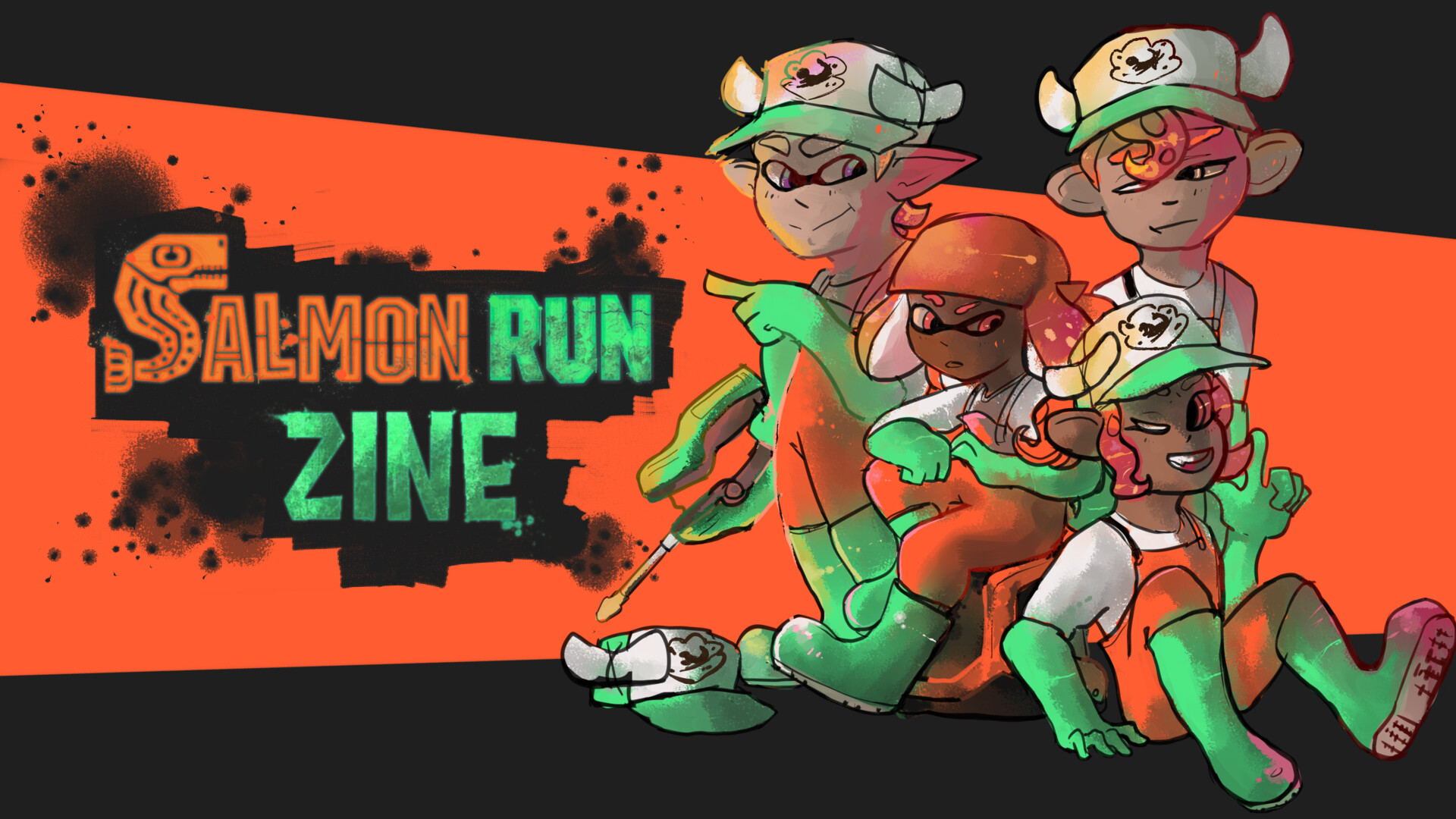 ArtStation Salmon Run Zine