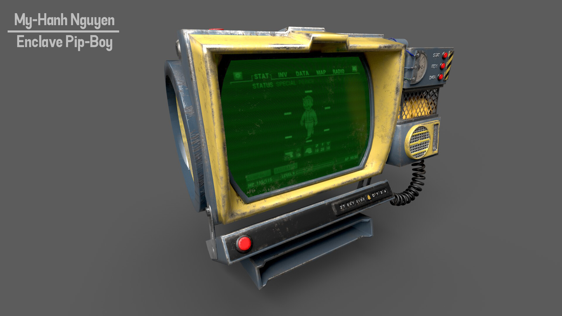 Artstation Pip Boy 2000 Enclave Edition My Hanh Nguyen